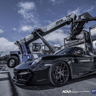 Black Porsche 911 with Custom Body Kit - Photo by ADV.1