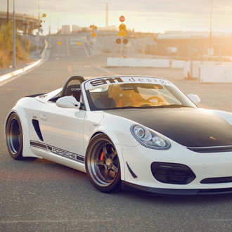 Track Spider - Porsche Boxter on Avant Garde Rims - Photo by Avant Garde