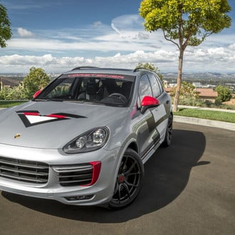 Next to the Word Extraordinary in the Dictionary: Custom Gray Porsche Cayenne