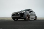 Out of the Darkness: Black Matte Porsche Cayenne with Custom Headlights