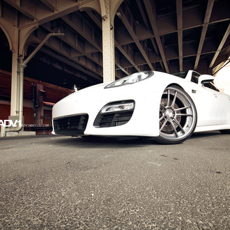 White Porsche Panamera with Aftermarket Headlights - Photo by ADV.1