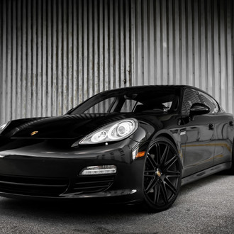 Classy Porsche Panamera On Vossen Graphite Rims - Photo by Vossen