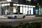Amazing Contrast: White Porsche Panamera on Satin Black Anrky Wheels