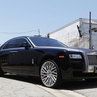 Bespoke Black Rolls Royce Ghost Got a Distinct Look with Chrome Details