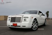 Luxury Doesn't Get Bettet Than White Rolls Royce Phantom on Vellano Wheels