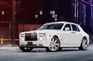 King of All Cars: White Rolls Royce Phantom with Aftermarket Parts