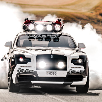 Black and White Rolls Royce Wraith with Off-road Lights - Photo by Jon Olsson