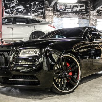 Sinister Custom Blacked Out Rolls Royce Ghost on Matte Black ADV1 ...