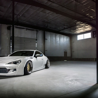 Absolutely Gorgeous Subaru BRZ With a Wide Body Kit and Rotiforms - Photo by Rotiform