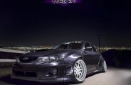 Full Body Kit on Black Subaru WRX