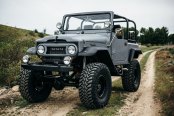 Extreme Lift for Gray Toyota Land Cruiser Fitted with Custom Parts