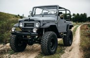 Extreme Lift for Gray Toyota Land Cruiser Fitted with Custom Parts