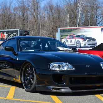 Modified Black Toyota Supra for Car Enthusiasts Appreciation