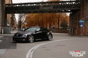 Black VW Beetle Gets Air Suspension and Custom Wheels by Vossen