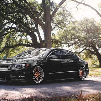 Elegant Black VW CC Slightly Transformed with Exterior Goodies