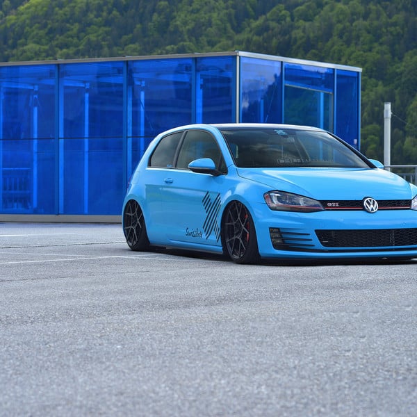 Swissbox VW GOLF GTi on Rotiform Custom Wheels - Photo by Rotiform