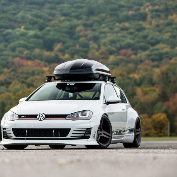 Golf GTi RS with an Insane Rocket Bunny Wide Body Kit - Photo by Vossen