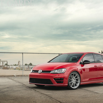 Modest VW Rabbit on Clean Custom Wheels - Photo by Avant Garde