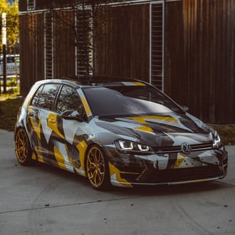 Redefined VW Golf R Featuring Custom Paint