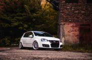 White VW Golf GTI Sporting Exclusive Silver JR Rims