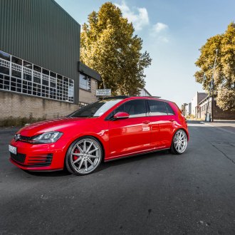 Glossy White VW Golf Reworked to Awe with Contrasting Black Accents ...