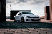Spruced Up White VW Scirocco Pleases the Eye