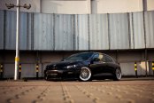Black VW Scirocco Rocking a Set of Custom JR Rims