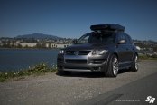 Imposing Gray VW Touareg Shod in Chrome Wheels