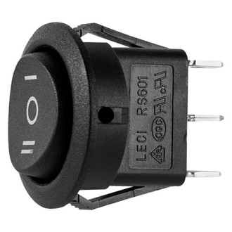 Install Bay® - Momentary Up Latched Down Rocker Round Switch