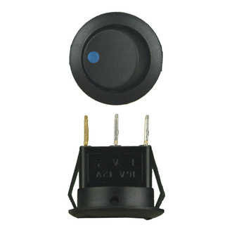 Install Bay® - Rocker Blue Round Switch
