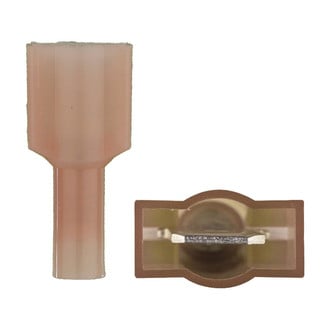 Install Bay® - 3M™ 0.250" 22/18 Gauge Nylon Fully Insulated Red Male Quick Disconnect Connectors