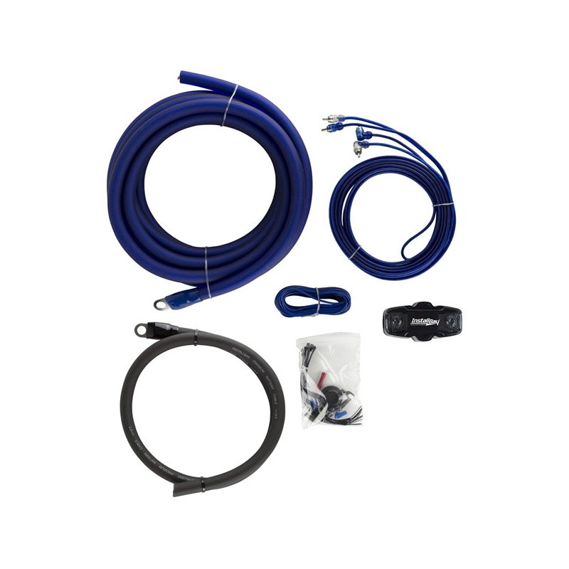 Install Bay® AK02 1/0 AWG Amplifier Wiring Kit with Standard Fuse