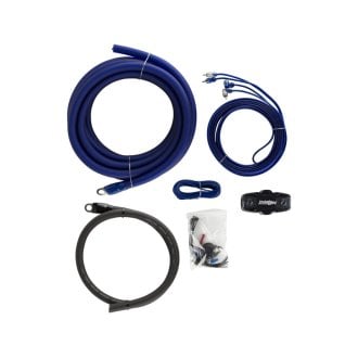 Install Bay® - 1/0 AWG Amplifier Wiring Kit with Standard Fuse Holder for 2000W Power Systems
