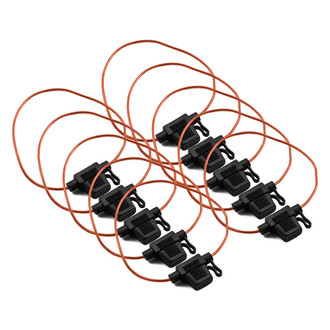 Install Bay® - 10 pc ATM Water Resistant 18 GA Fuse Holder with Cap