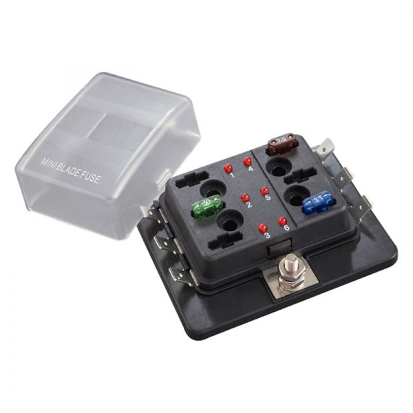 Install Bay® - ATM Fuse Block with LED Indicators 6 Position