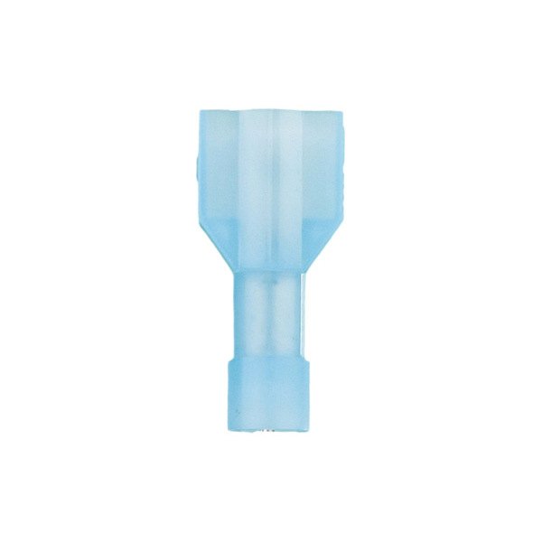 Install Bay® - 16/14 Gauge 0.187" Blue Male Nylon Fully Insulated Quick Disconnect Connectors (100 Per Pack)