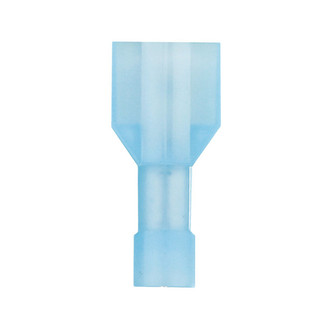 Install Bay® - 0.250" 16/14 Gauge Nylon Fully Insulated Blue Male Quick Disconnect Connectors