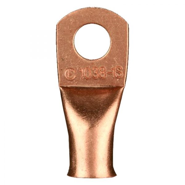 Install Bay® - 3/8" 2/0 Gauge Uninsulated Copper Ring Terminals