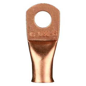 Install Bay® - 3/8" 2/0 Gauge Uninsulated Copper Ring Terminals