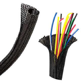 Install Bay® - 3/4"x50' Black Self-Wrapping Split Braid Sleeving