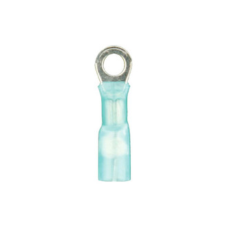 Install Bay® - 3/8" 16/14 Gauge Heat Shrink Blue Ring Terminals