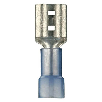 Install Bay® - 0.250" 16/14 Gauge Heat Shrink Blue Female Quick Disconnect Connectors
