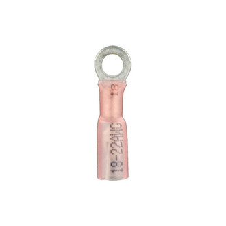 Install Bay® - 3/8" 22/18 Gauge Heat Shrink Red Ring Terminals