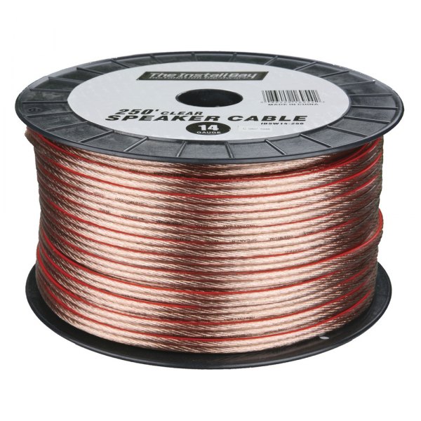 Install Bay® - CCA Value Line 18 AWG 2-Way 1000' Clear Stranded GPT Speaker Wire