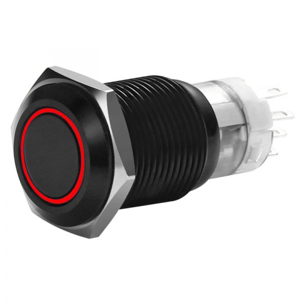  Install Bay® - 19mm Momentary Red LED Switch with Harness