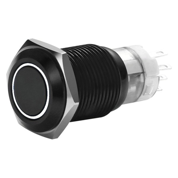  Install Bay® - 19mm Momentary White LED Switch with Harness