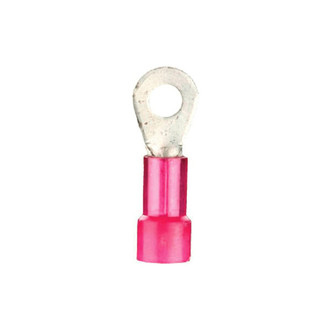 Install Bay® - 5/16" 22/18 Gauge Nylon Insulated Red Ring Terminals