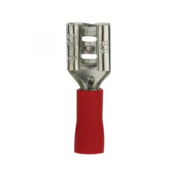 Install Bay® - 0.250" 22/18 Gauge Vinyl Insulated Red Female Quick Disconnect Connectors