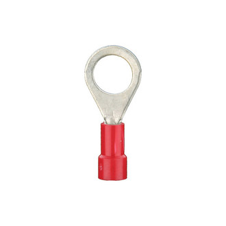 Install Bay® - 1/4" 8 Gauge Vinyl Insulated Red Ring Terminals