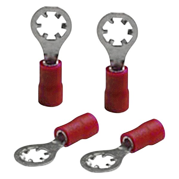 Install Bay® - #8 22/18 Gauge Red Star Ring Terminals